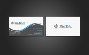 Business Card Design by chandrayaan.creative for Brainsap GmbH | Design: #7677610