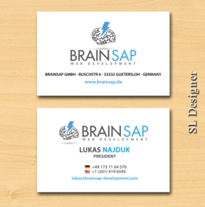 Business Card Design by SL Designer for Brainsap GmbH | Design: #7656212