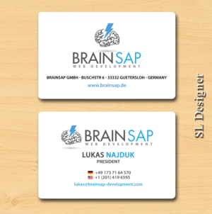 Business Card Design by SL Designer for Brainsap GmbH | Design: #7656349