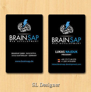 Business Card Design by SL Designer for Brainsap GmbH | Design: #7656446