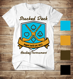 T-shirt Design for Ice Hockey Tournament | Design de T-shirt par Kburks
