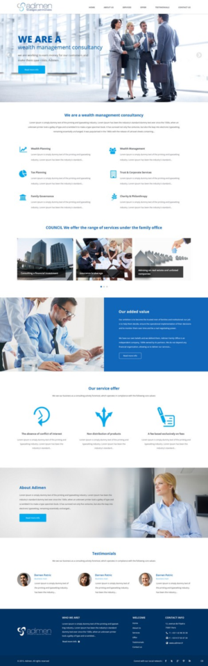 Web Design by pb for this project | Design: #7677586