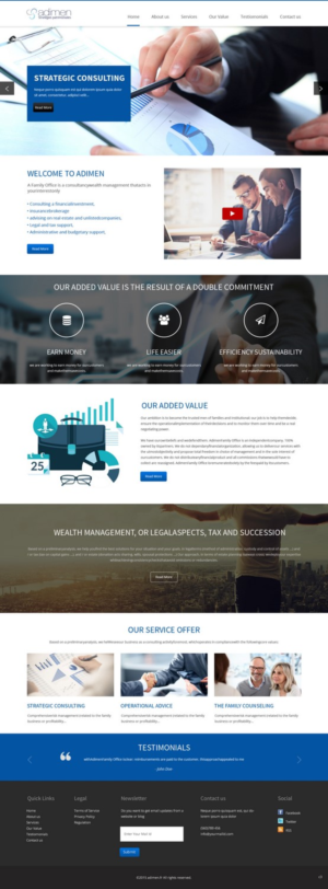 Web Design by pb for this project | Design: #7681609