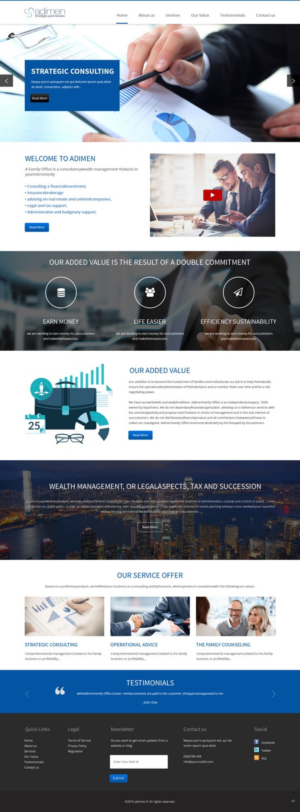 Web Design by pb for this project | Design: #7681614