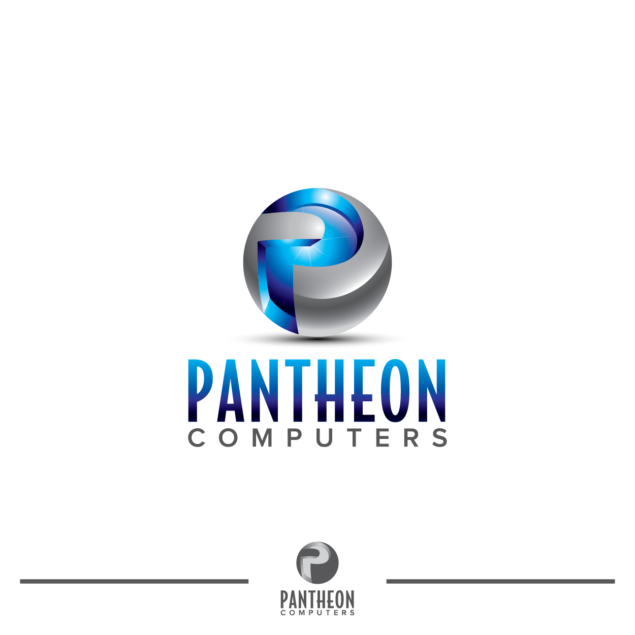 Logo Design by Markelof for Pantheon Computers | Design #7812072