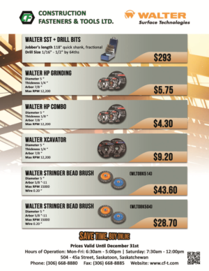 Flyer Design by NF-Designs for Construction Fasteners and Tools LTD | Design: #7694795