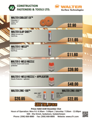 Flyer Design by NF-Designs for Construction Fasteners and Tools LTD | Design: #7695233