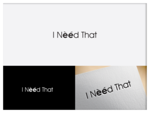 Logo Design by ArtMissile for I Need That | Design: #7661936