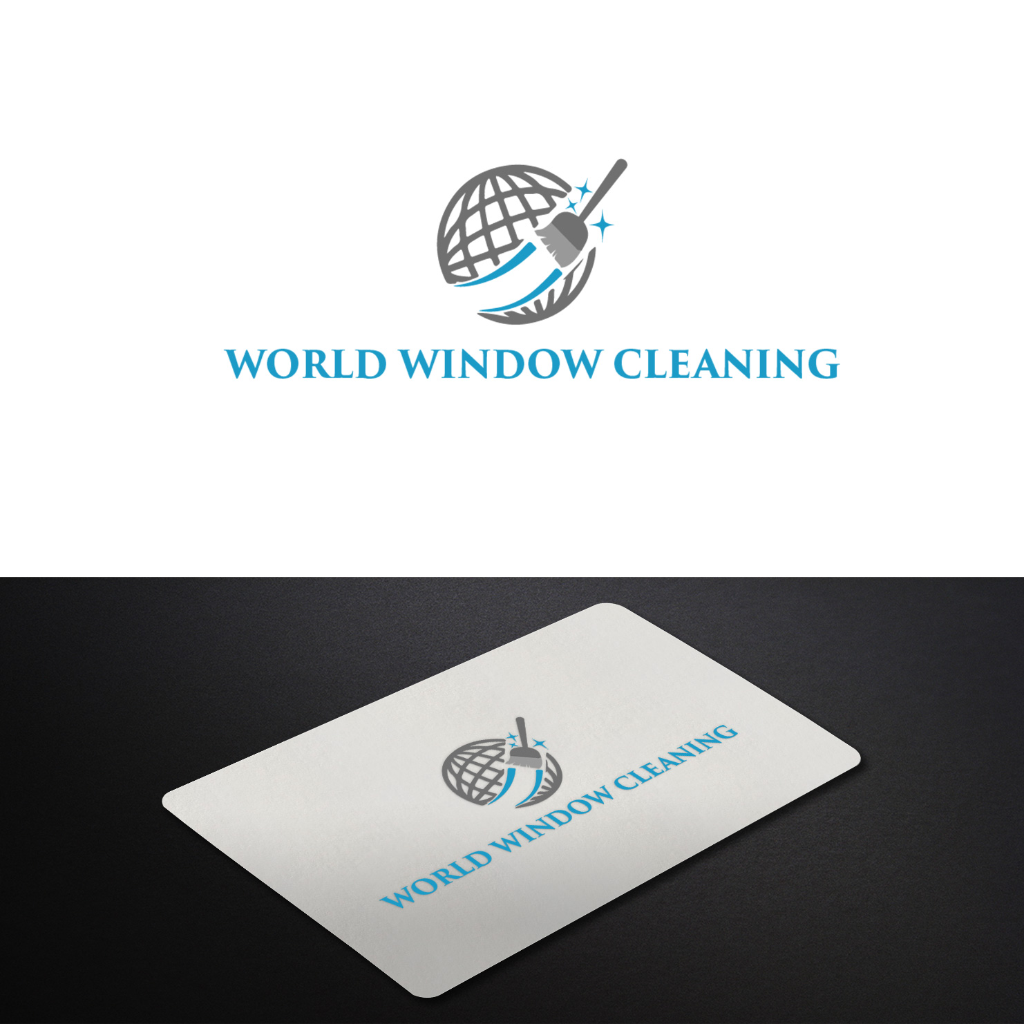 Logo Design by Pixi Dust for World Window Cleaning Co. | Design #8488076