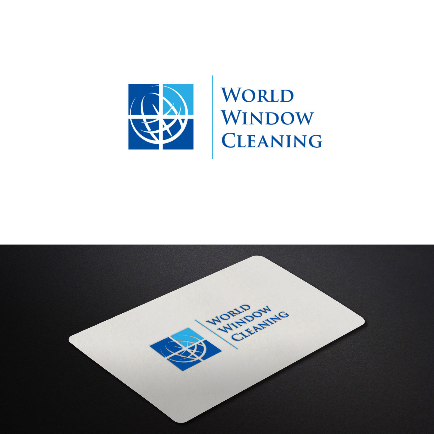 Logo Design by Pixi Dust for World Window Cleaning Co. | Design #8488077
