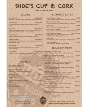 Menu Design by GL for this project | Design: #7685779