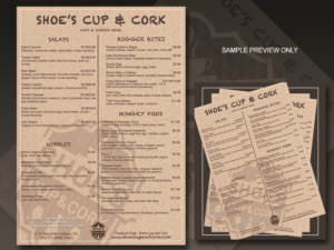 Menu Design by GL for this project | Design: #7687332