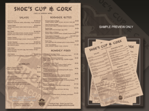 Menu Design by GL for this project | Design: #7688107