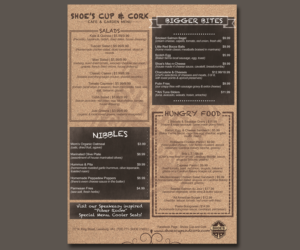 Menu Design by GL for this project | Design: #7704189
