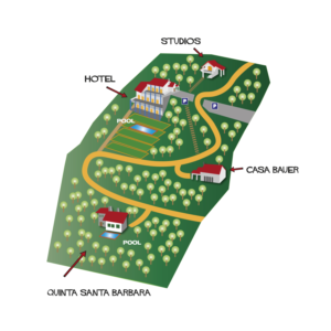 Map/outline (or alike) from Hotel and surrounding  | Diseño Con Ilustración por Wally_F