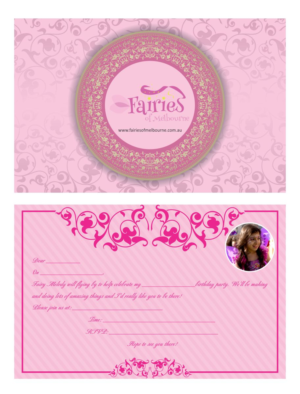 Diseño de Invitación por Sudhir Jhanjhot para Fairies of Melbourne | Diseño #7713506