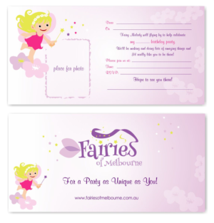 Invitation Design by IneseRo for Fairies of Melbourne | Design: #7694838