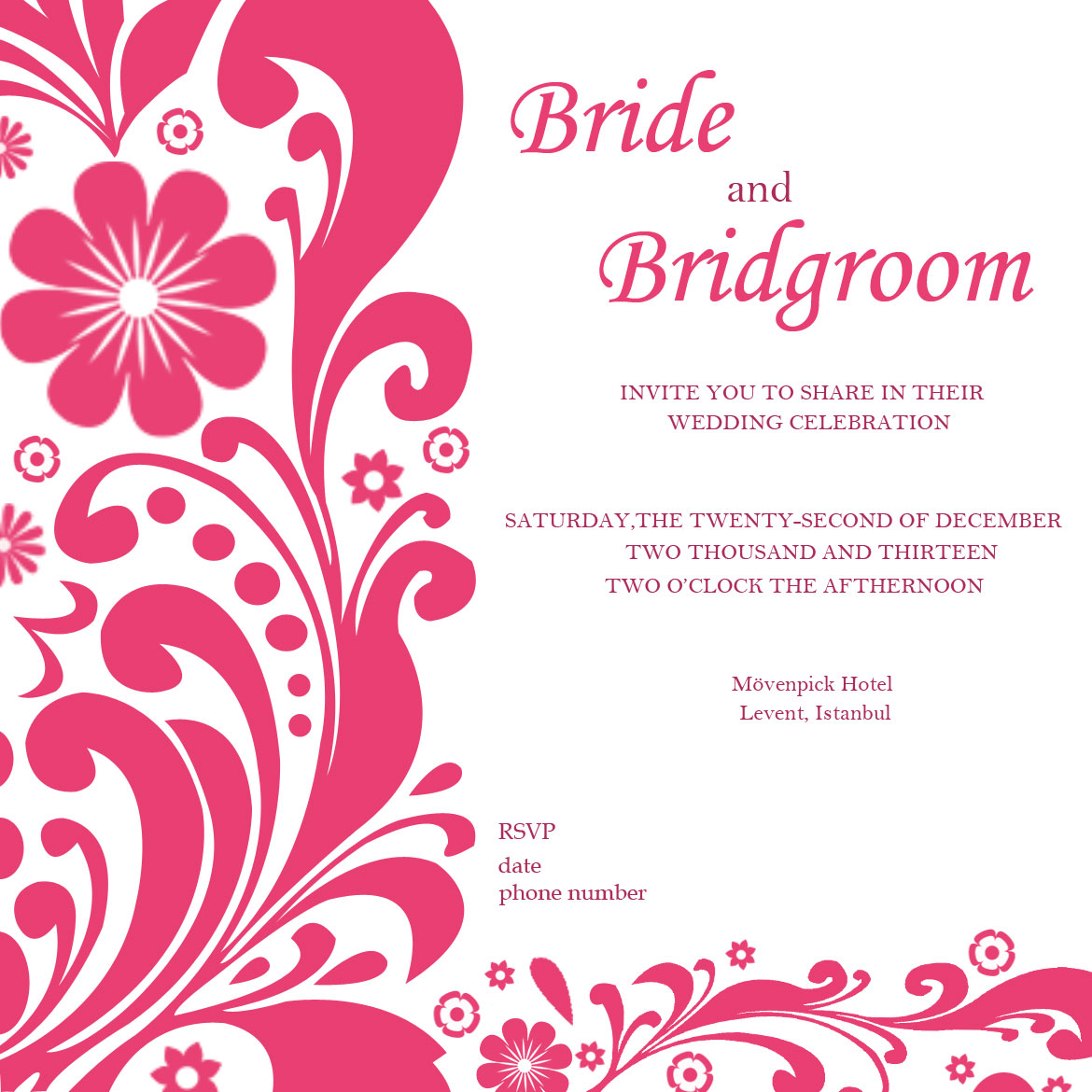 Einladungs-Design von Parul für The Ribbon Company | Design #1923664