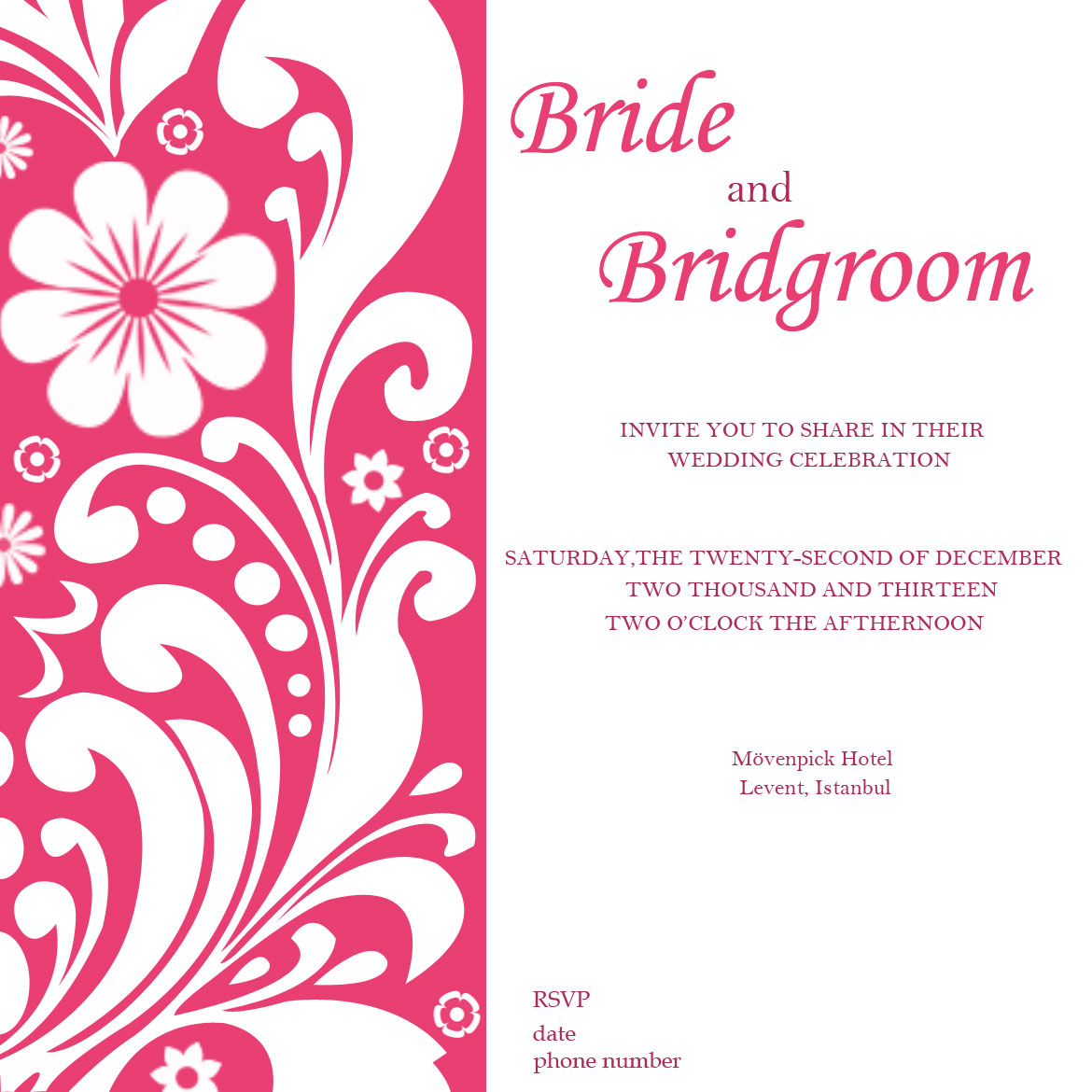 Invitation Design by Parul for The Ribbon Company | Design #1923670