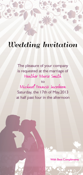 Invitation Design by roopaljain for The Ribbon Company | Design #1919361