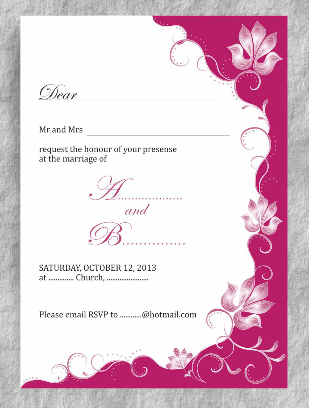 Invitation Design by IneseRo for The Ribbon Company | Design #1923521