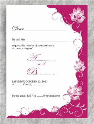 Einladungs-Design von IneseRo für The Ribbon Company | Design: #1923521