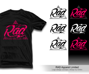 Design de Logo par Grebo pour RAD Apparel Ltd | Design : #7667034