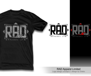 Logo-Design von Grebo für RAD Apparel Ltd | Design #7699390