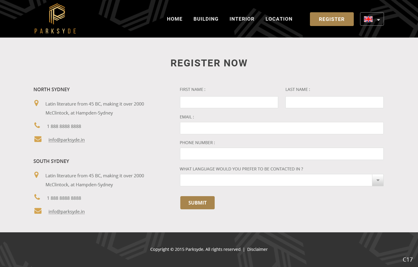Web Design by pb for this project | Design #7801587