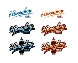 Diseño de Logo por Veronica Dan para Honeyboy Amps | Diseño: #7675398