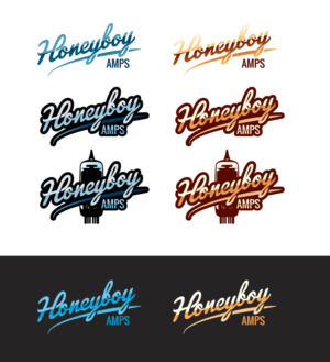 Diseño de Logo por Veronica Dan para Honeyboy Amps | Diseño: #7696093