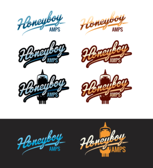 Diseño de Logo por Veronica Dan para Honeyboy Amps | Diseño: #7704472