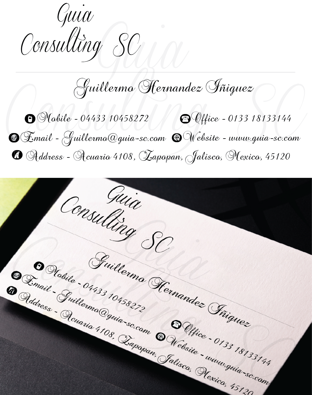 Diseño de Tarjeta de Presentación por Syed para este proyecto | Diseño #1913989