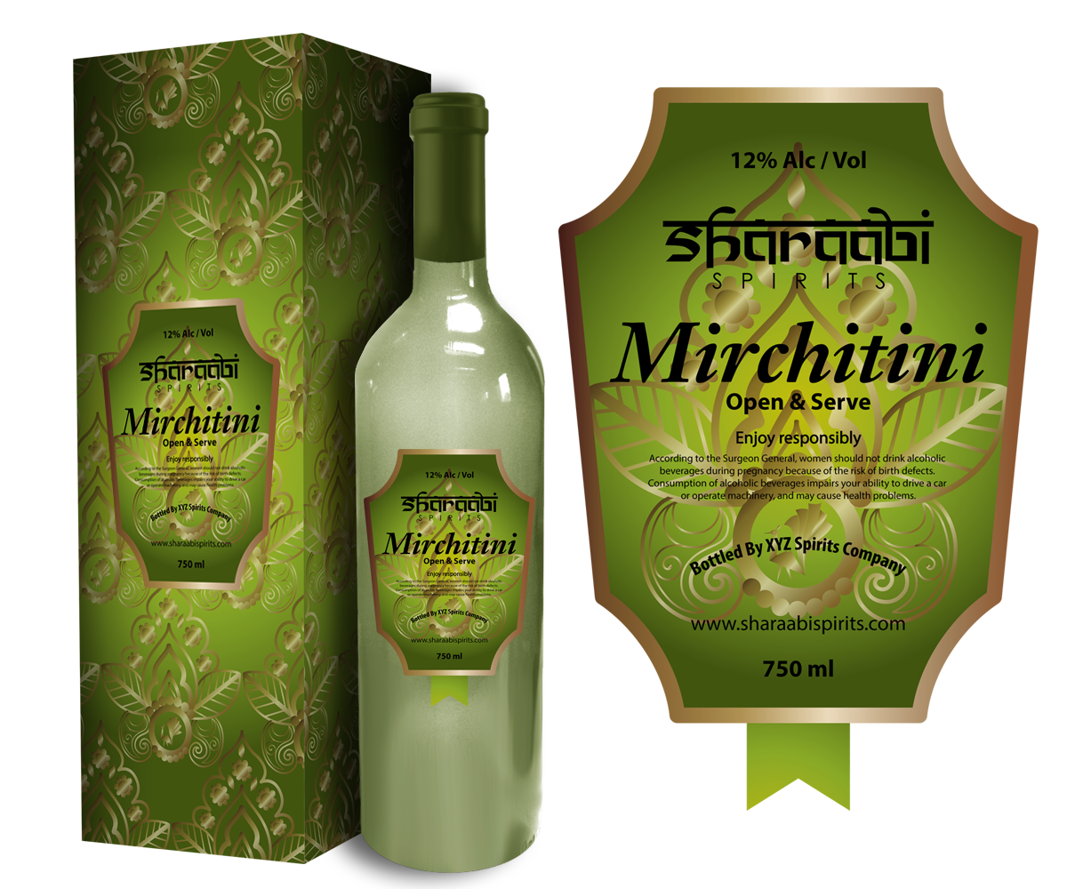 Packaging Design by Cari Lopez for Sharaabi Spirits | Design #1911708