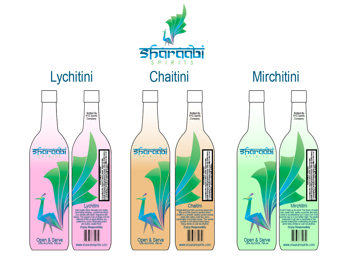 Verpackungs-Design von FrazzaB für Sharaabi Spirits | Design #1926899