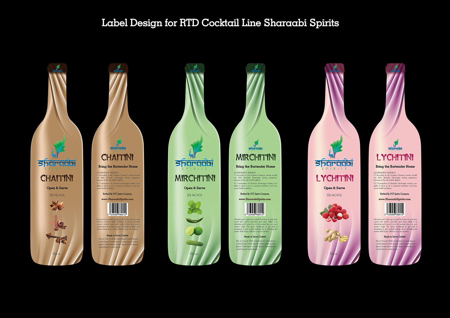 Packaging Design by Lawrence Conde for Sharaabi Spirits | Design #1946269