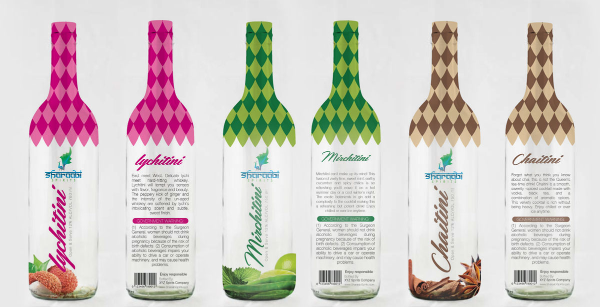 Packaging Design by shaheen for Sharaabi Spirits | Design #1940394