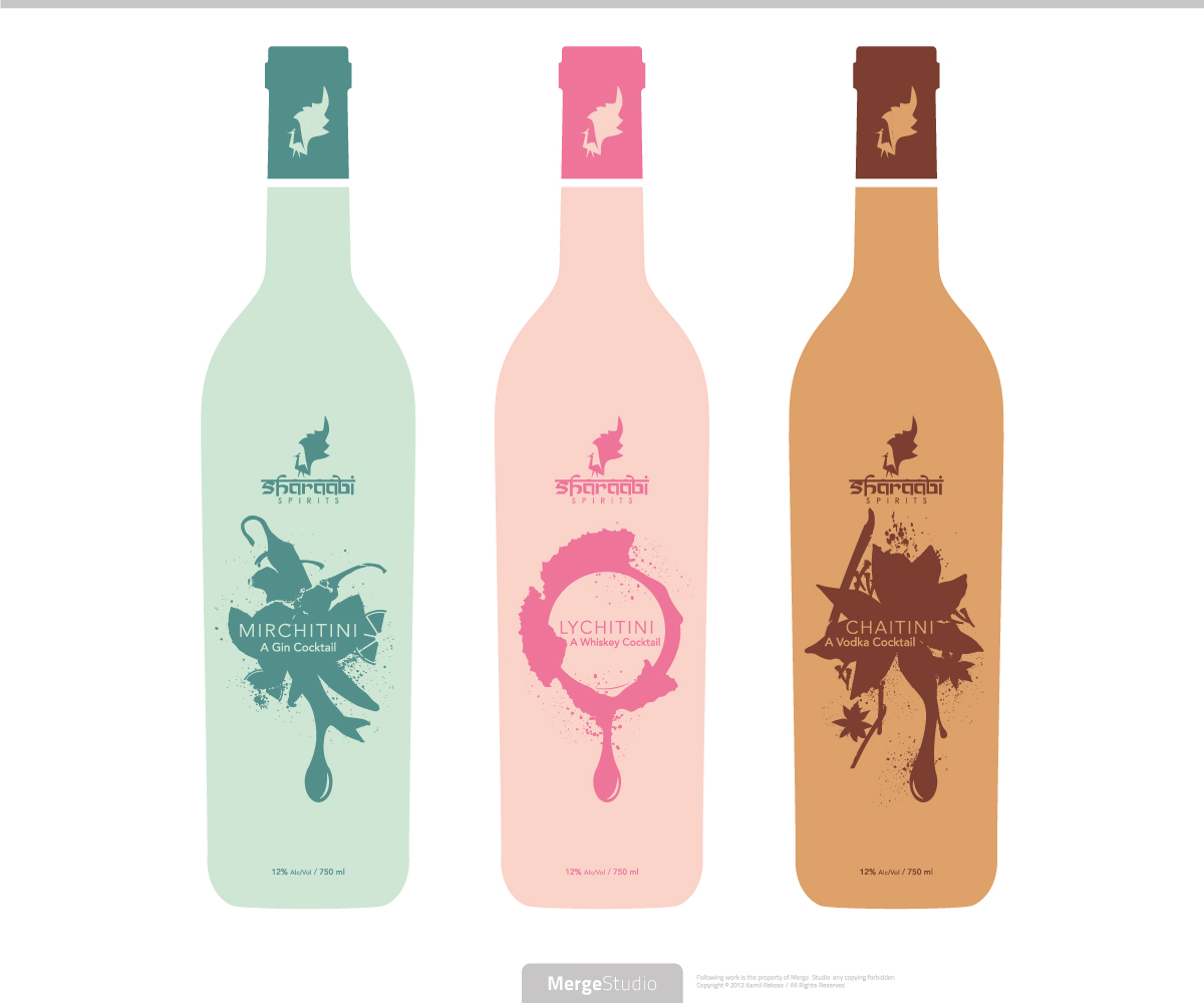 Verpackungs-Design von MergeStudio für Sharaabi Spirits | Design #1930662
