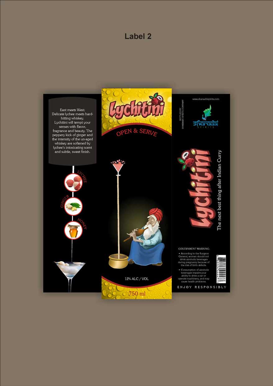 Diseño de Empaque por Parvez para Sharaabi Spirits | Diseño #1940799