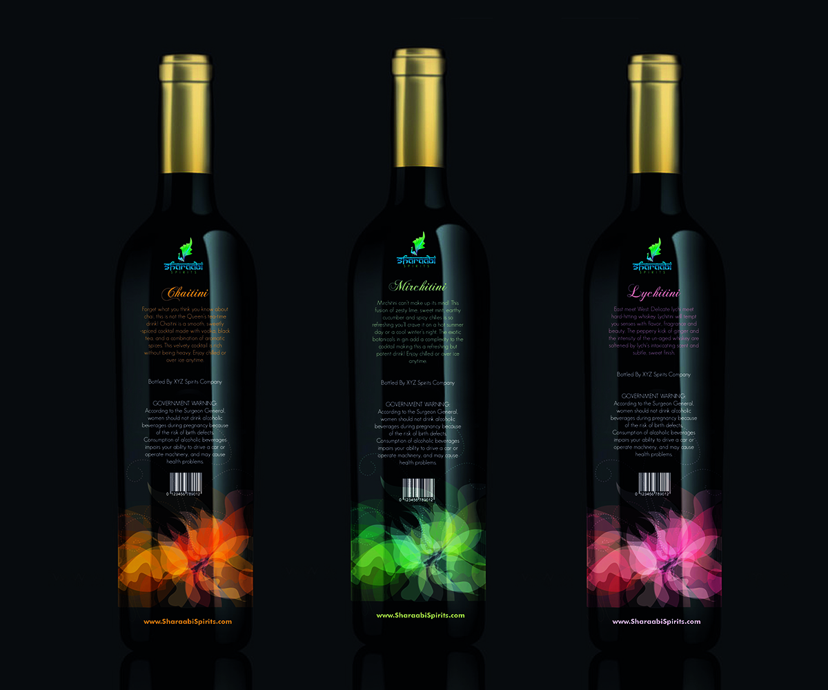 Diseño de Empaque por Monsterish para Sharaabi Spirits | Diseño #1947897