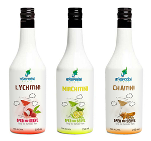 Label Design for RTD Cocktail Line Sharaabi Spirits | Diseño de Empaque por Soluciones Creativas