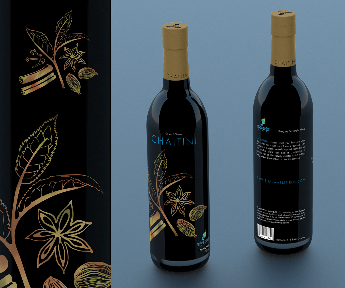 Packaging Design by Bogi for Sharaabi Spirits | Design #1943515