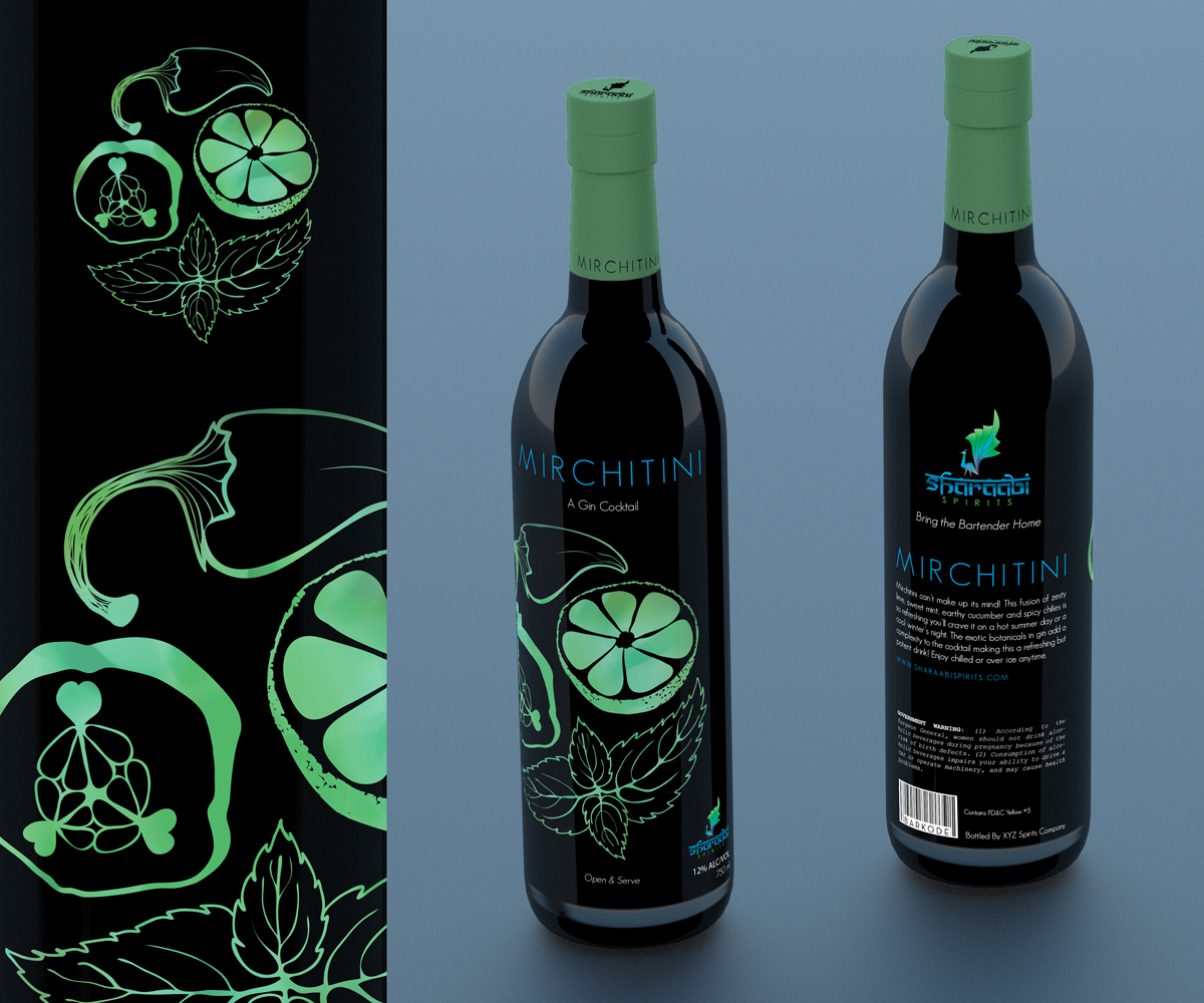 Packaging Design by Bogi for Sharaabi Spirits | Design #1953119