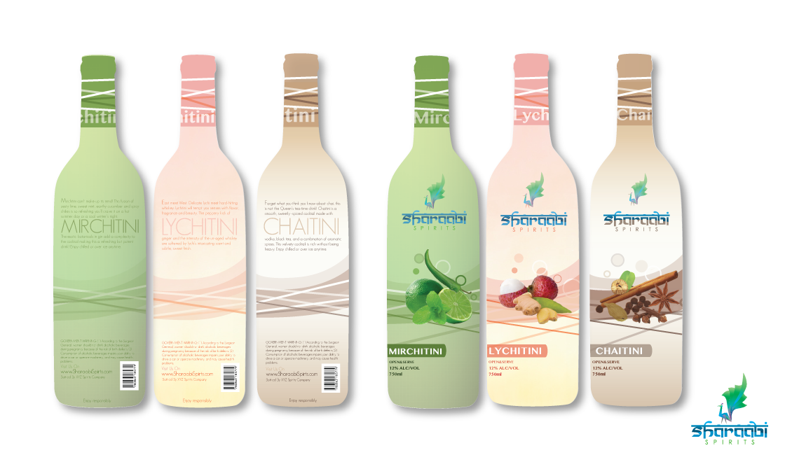 Packaging Design by CarolC for Sharaabi Spirits | Design #1922067