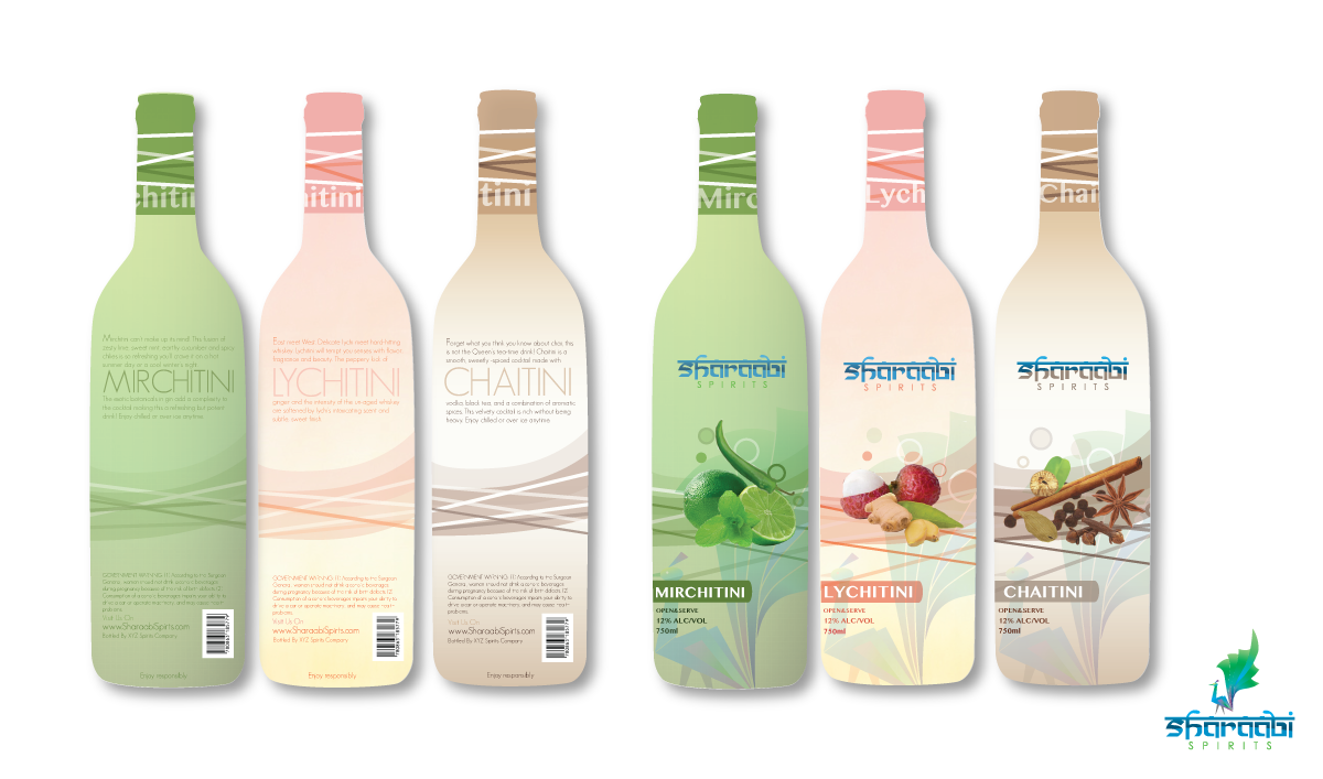 Packaging Design by CarolC for Sharaabi Spirits | Design #1922070