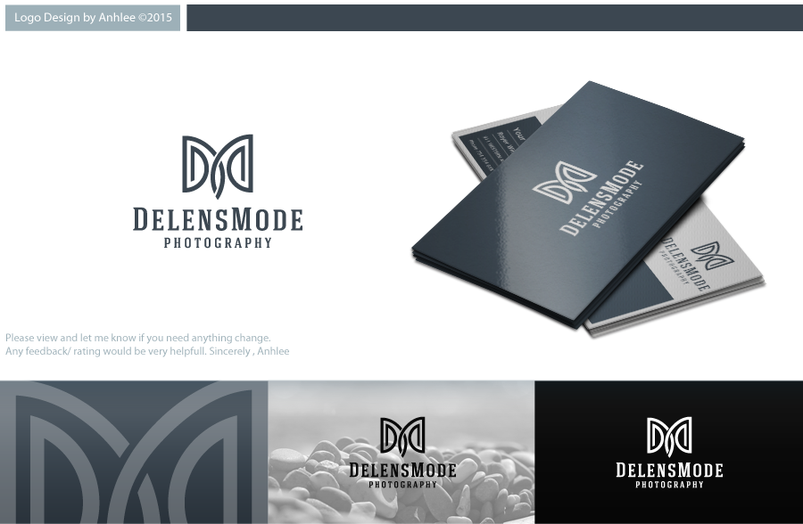 Logo Design by Anhlee for DelensMode Photography | Design #7904772