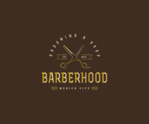 BARBERHOOD - grooming & shop | Logo Design by Dzains