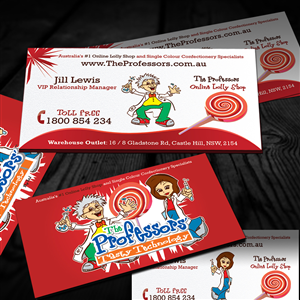 Business Card Design by MS Design for The Professors Tasty Technology Pty Ltd | Design #1927540