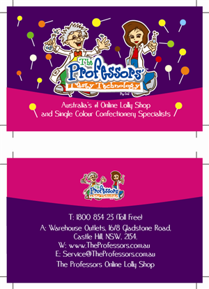 Business Card Design by Creative hub for The Professors Tasty Technology Pty Ltd | Design #1915119