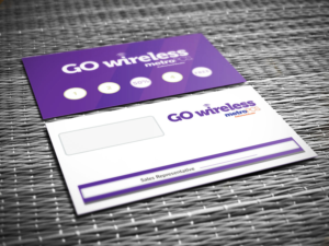 Go wireless of Rochester metro pcs authorized dealer | Business Card Design by SyncFuse™ Solutions